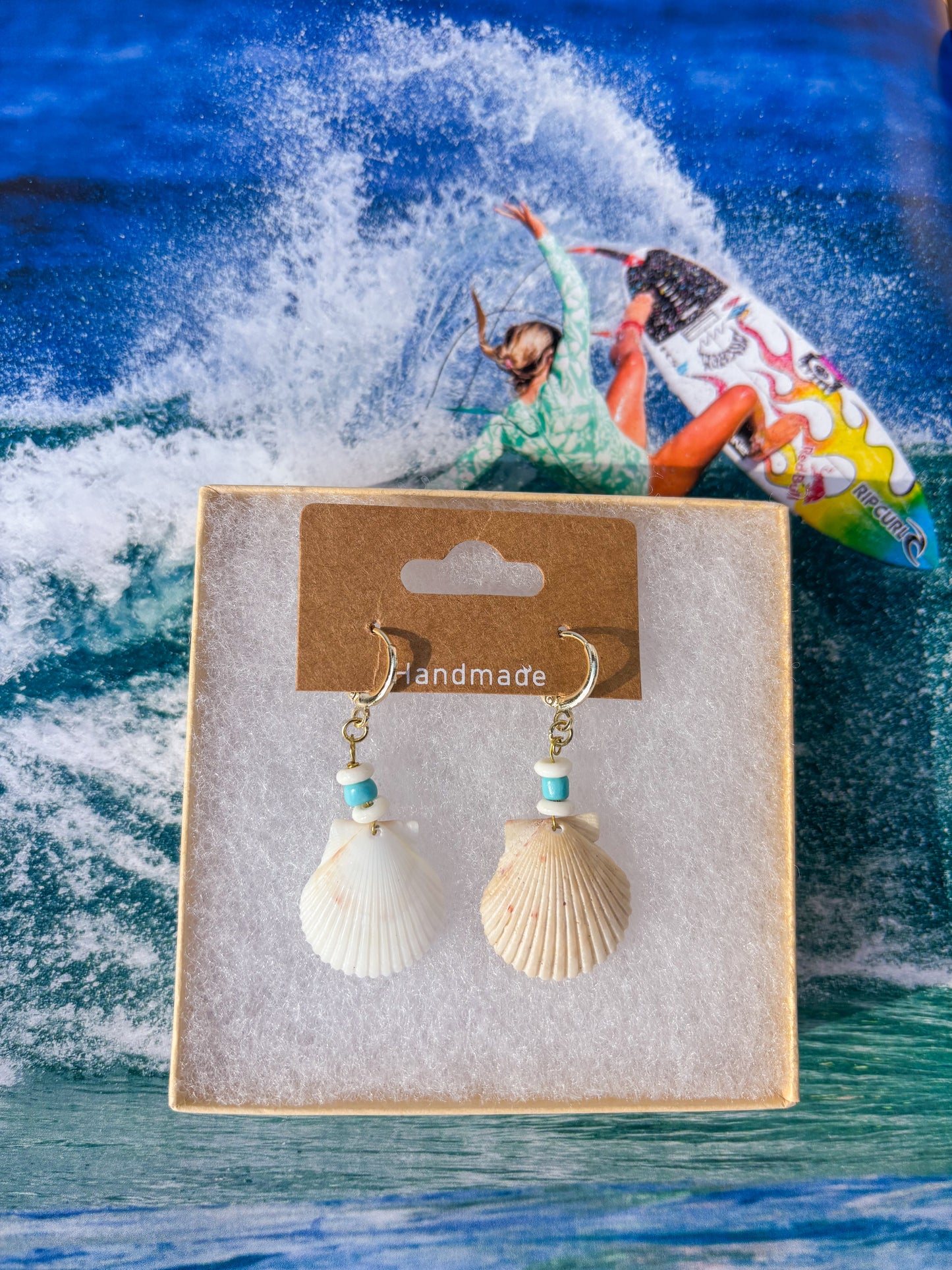 White Water Earrings