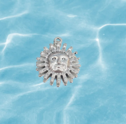 Sun charm Silver