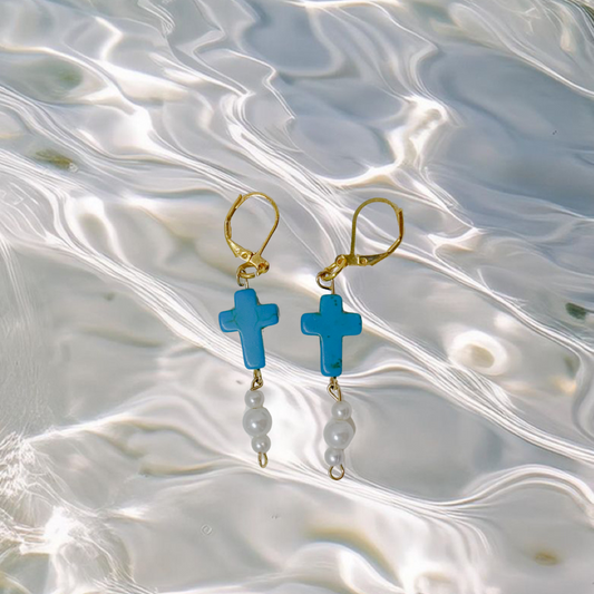 Peace in Him earrings
