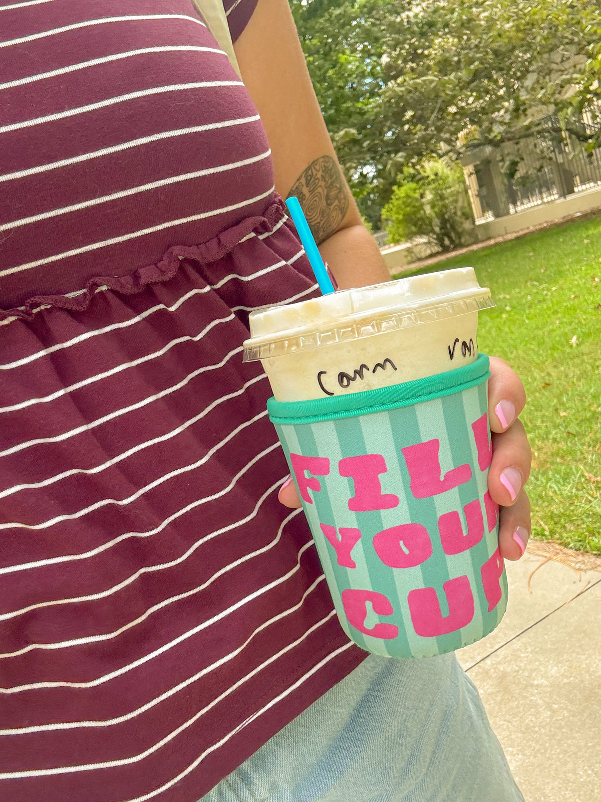 Fill Your Cup | Iced Coffee Koozie