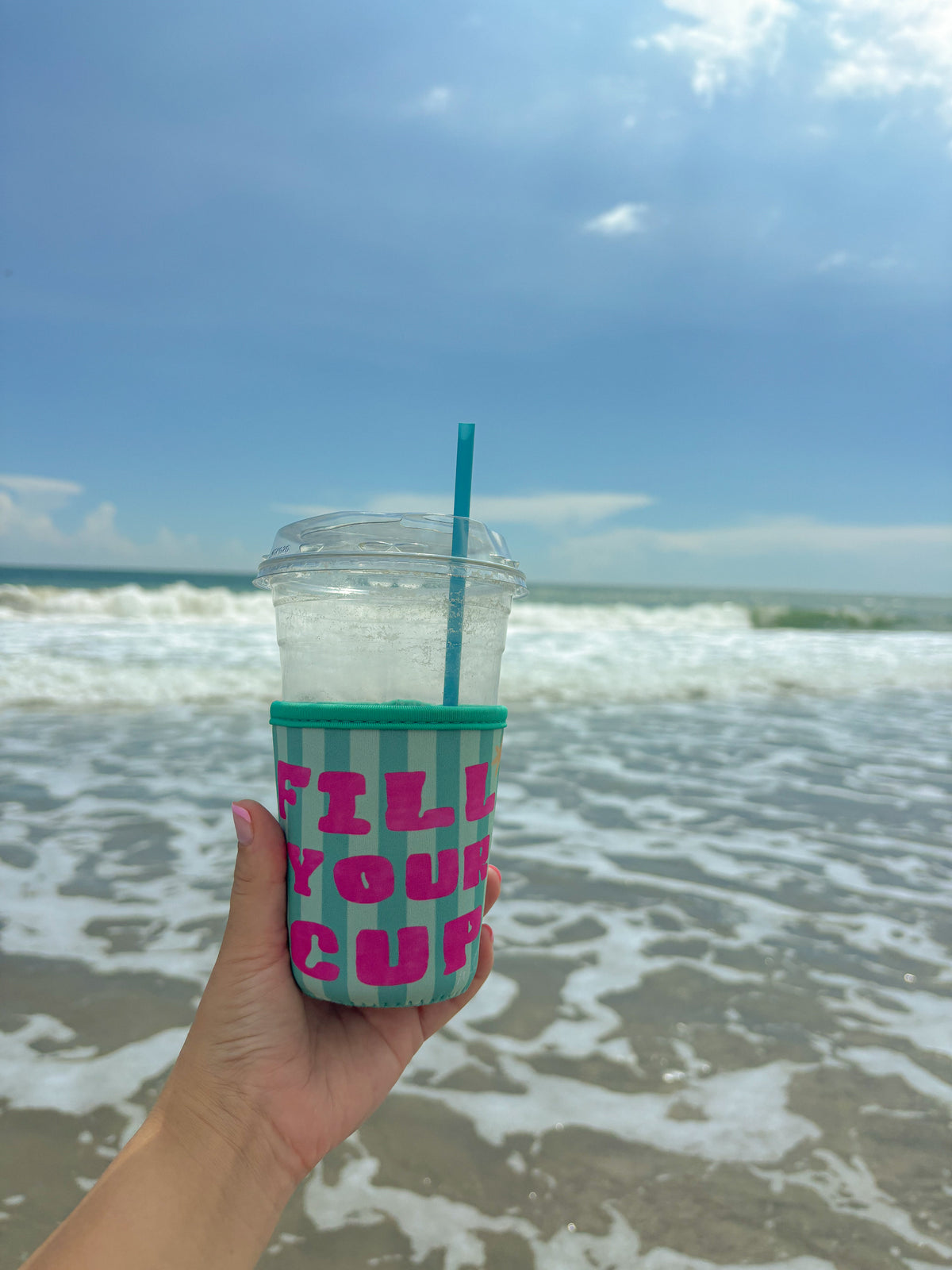 Fill Your Cup | Iced Coffee Koozie