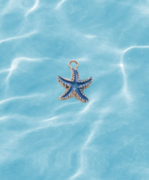 Blue Starfish charm