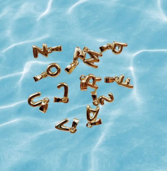 Gold Letter Charms
